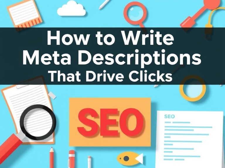 What is a meta description and how should it be written?